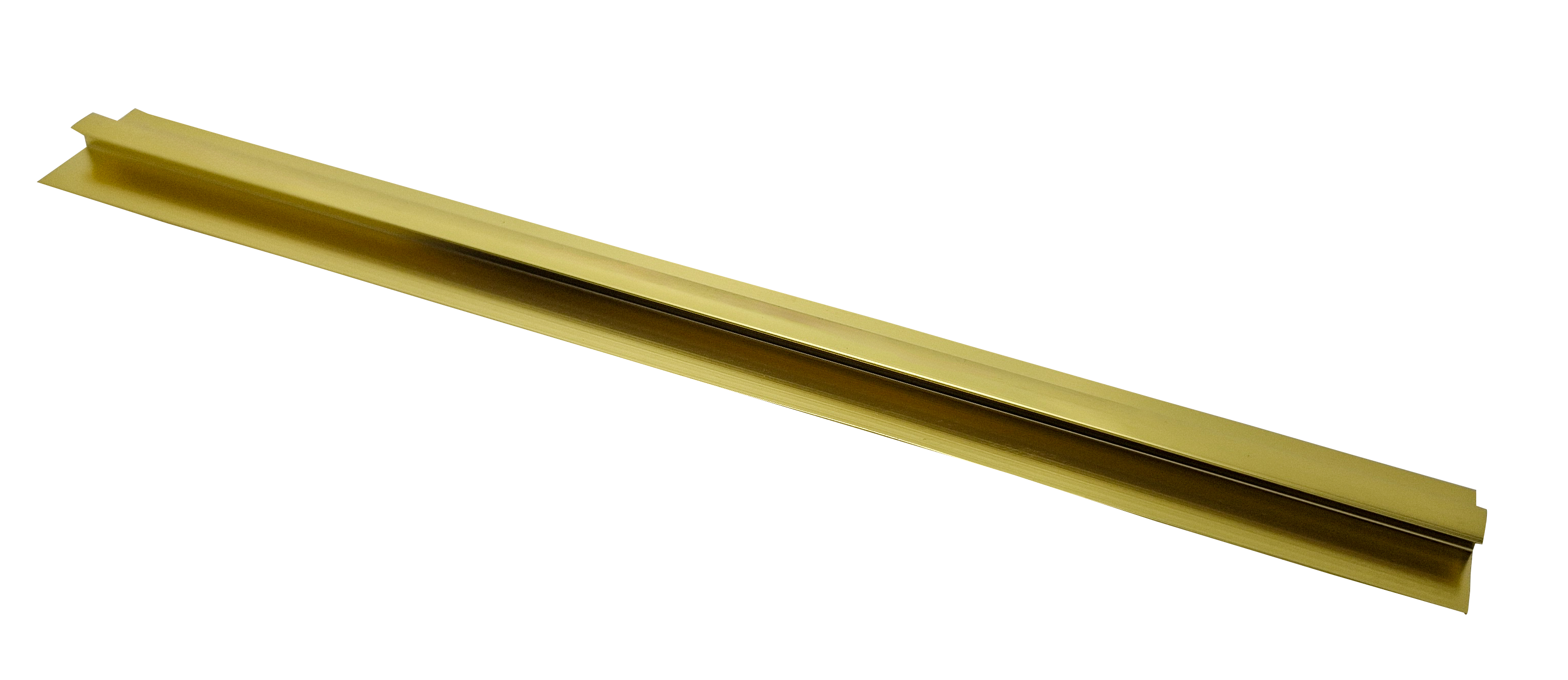 Acabamento em H Dourado para Placa Vinílica