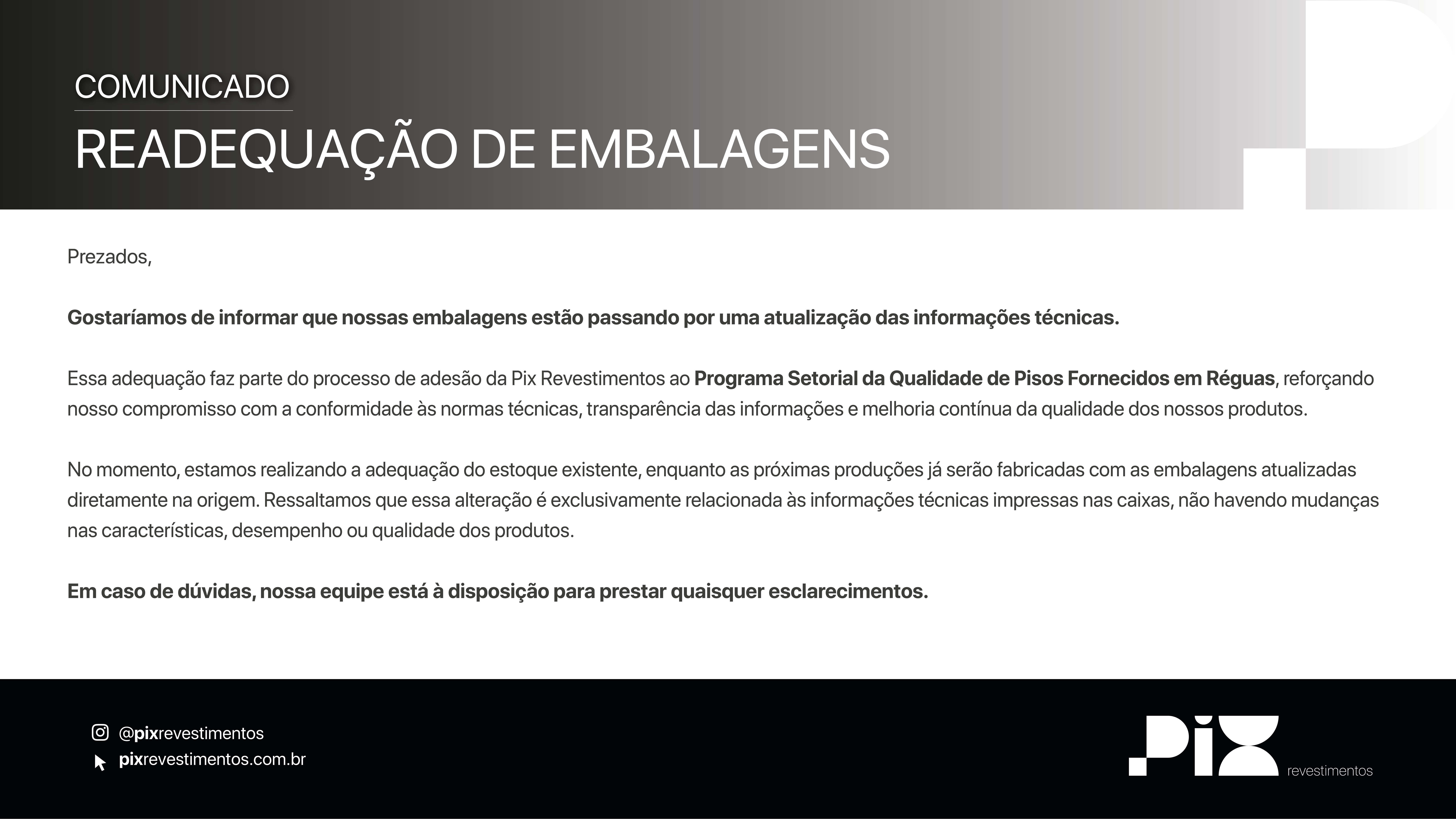 COMUNICADO